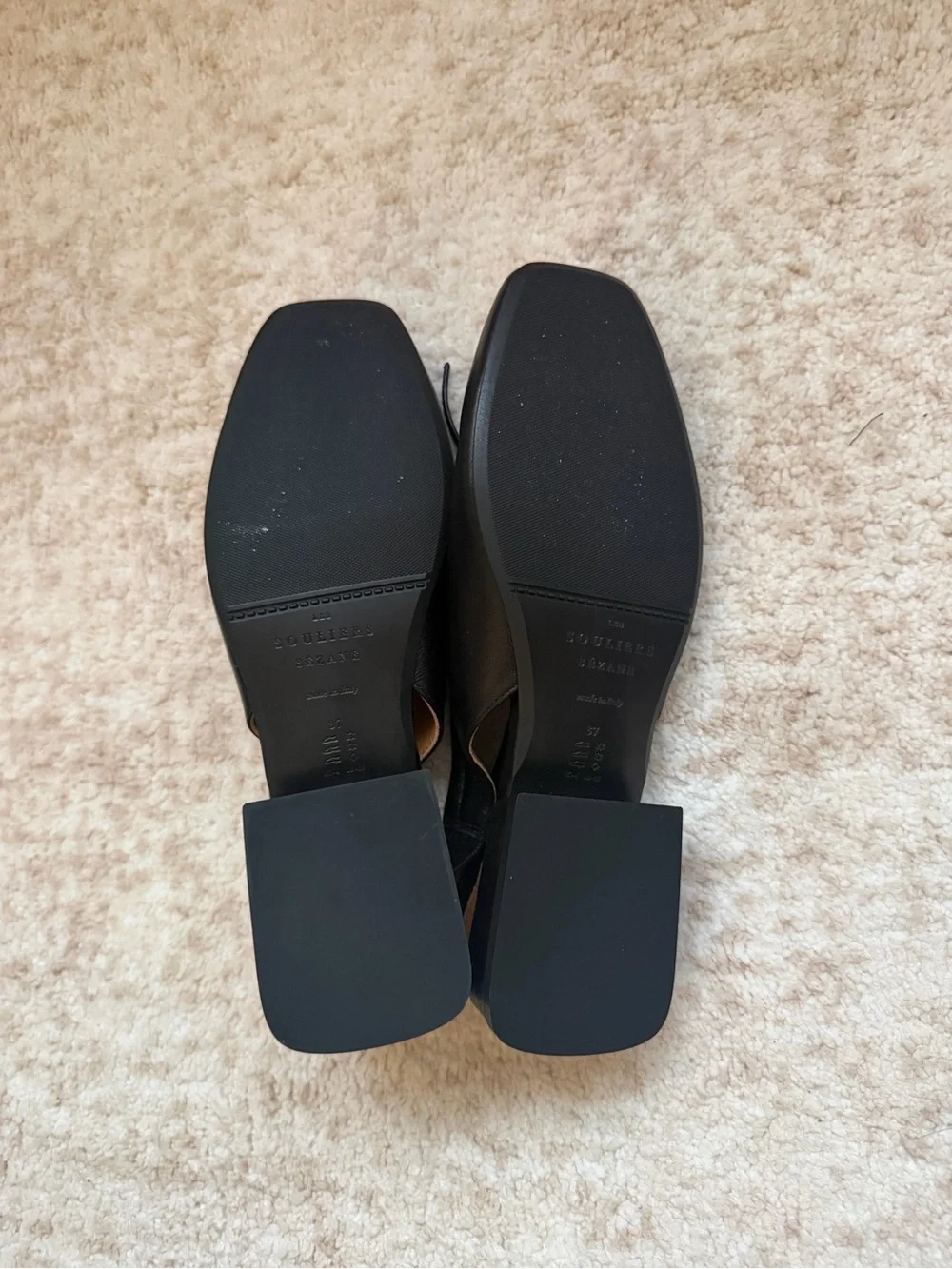 NEW Sezane Philippine Low Mary Janes in Smooth Black (US 6) - Picture 7 of 14